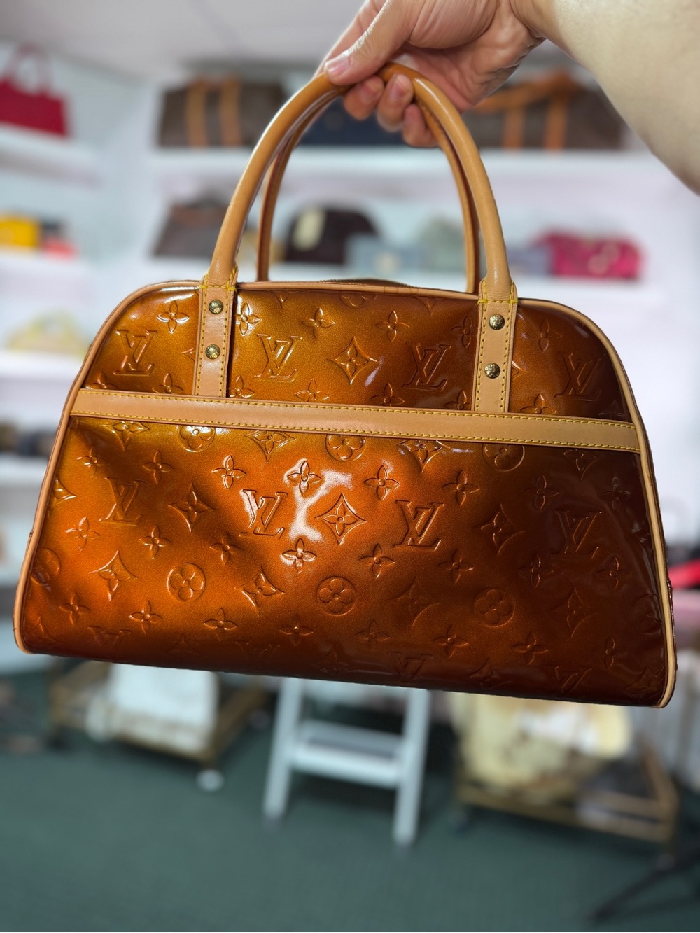 LV Vernis Bowler Bag